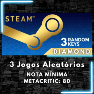 3 Random Steam Key - DIAMOND - Chave Aleatória - 3 Jogos aleatórios